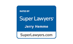 Rated By Super Lawyers | Jerry Hemme | SuperLawyers.com